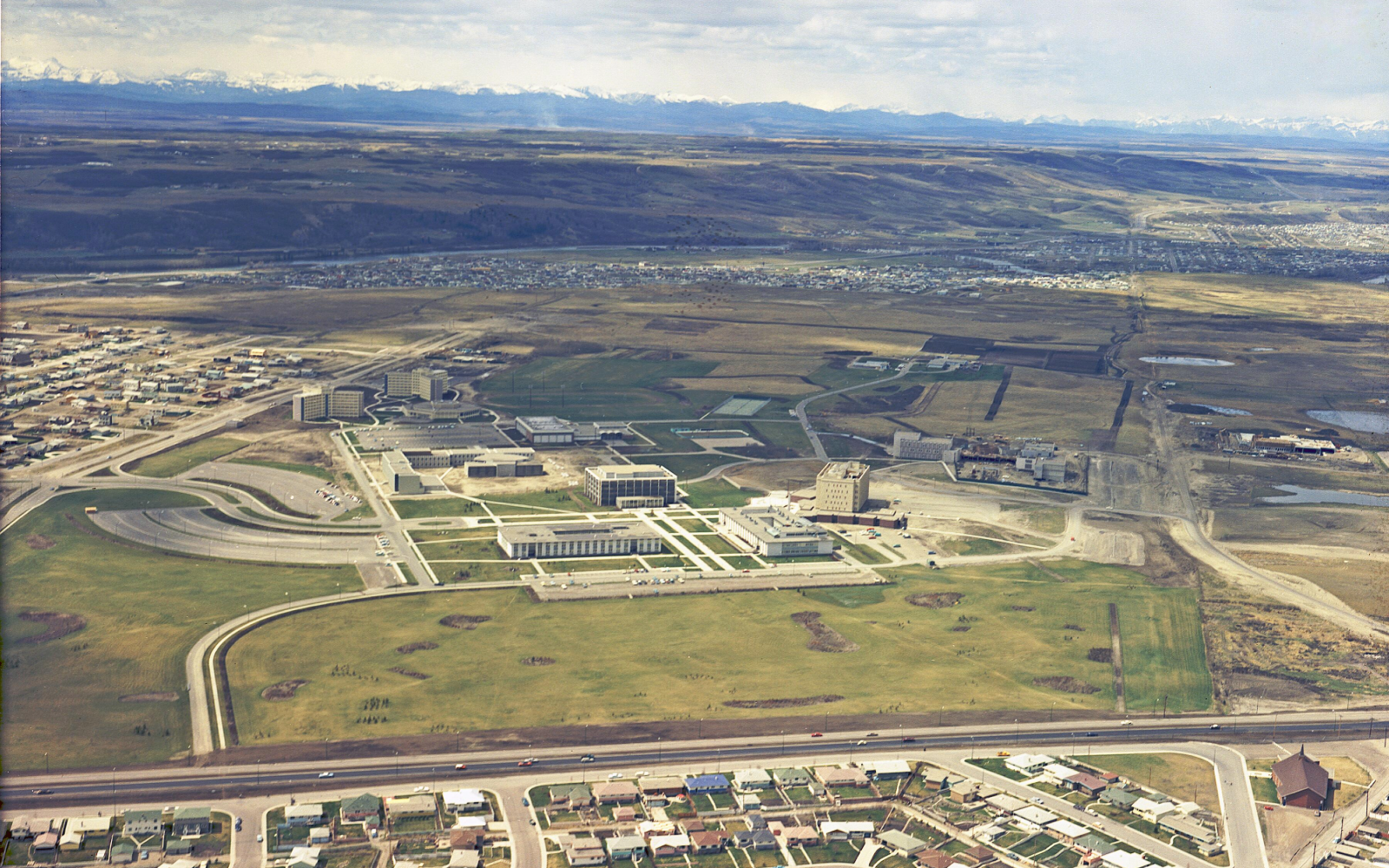 Photo of Calgary Alberta form 60 years ago